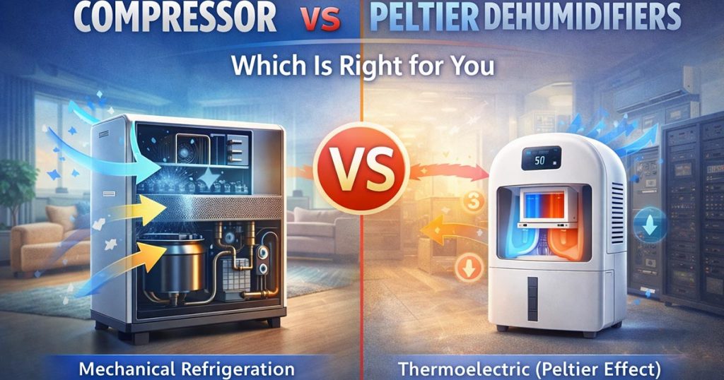压缩机 vs 半导体除湿机